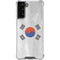 South Korean Flag Distressed Galaxy S21 FE Clear Case